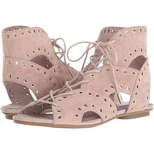 Joie Fabienne Gladiator Flat Suede Sandal
